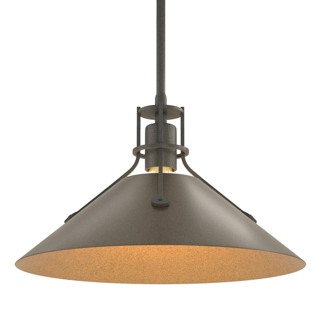 Henry Medium Steel Shade Pendant