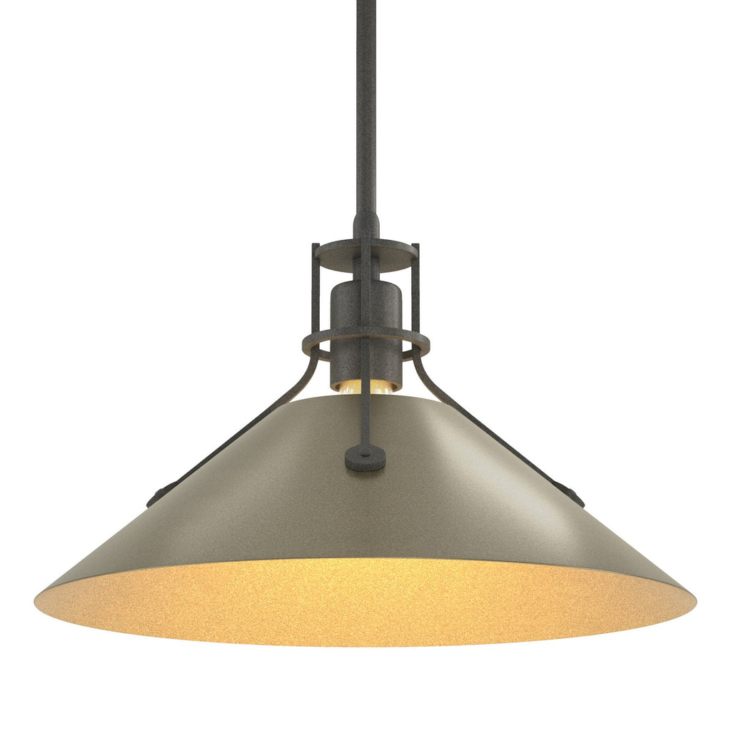 Henry Medium Steel Shade Pendant