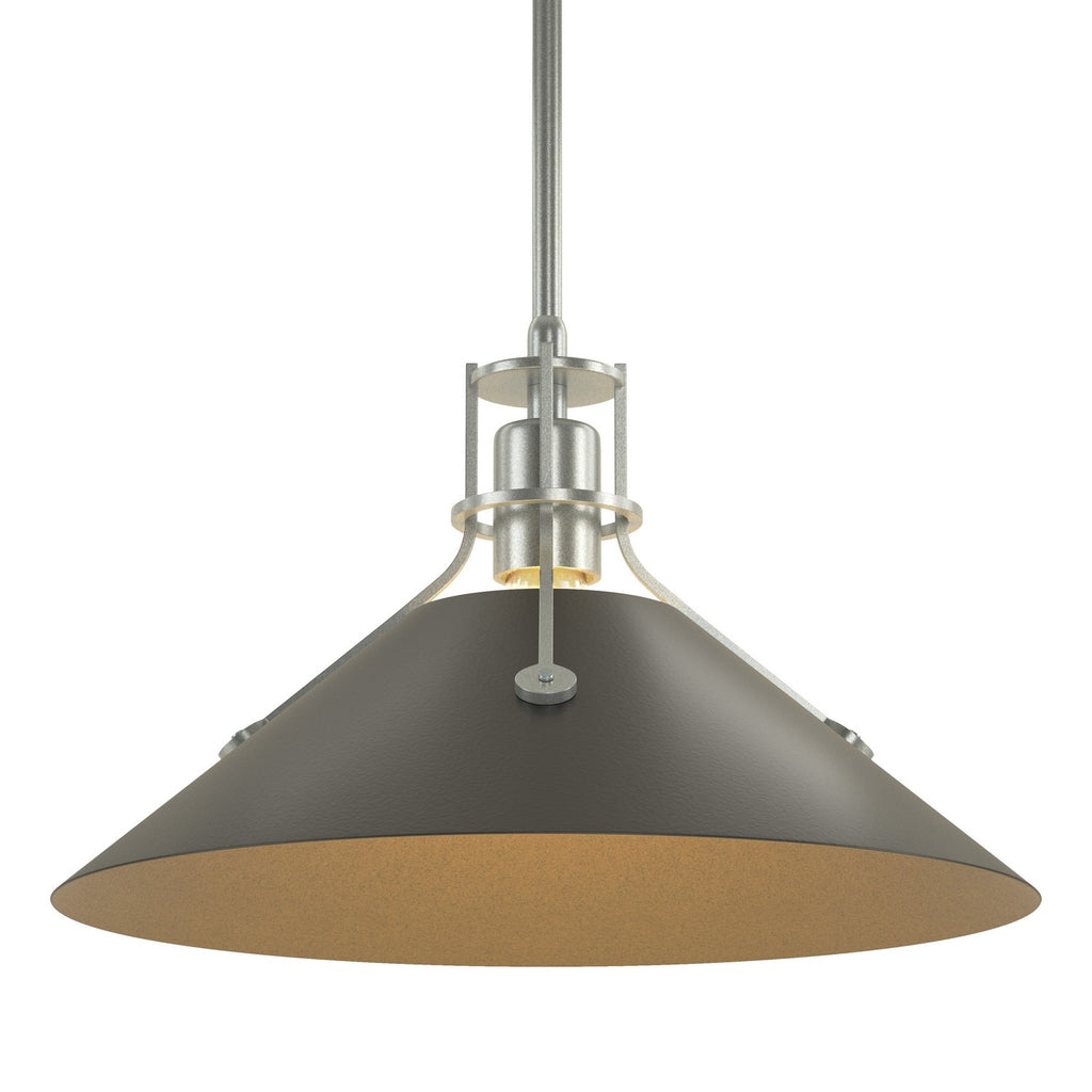 Henry Medium Steel Shade Pendant