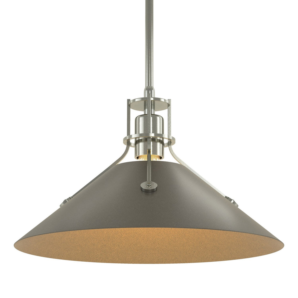 Henry Medium Steel Shade Pendant