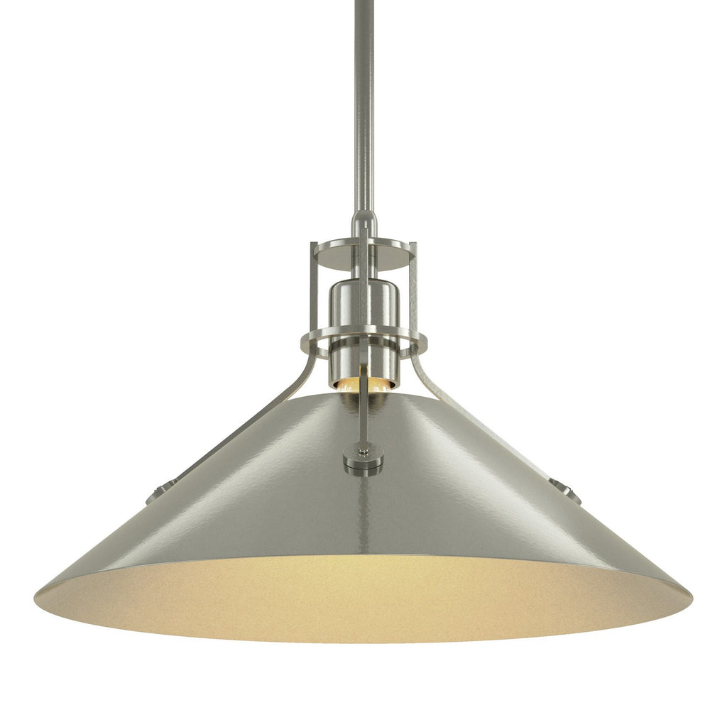 Henry Medium Steel Shade Pendant