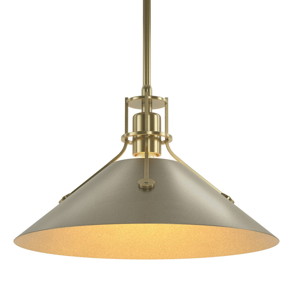 Henry Medium Steel Shade Pendant