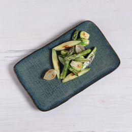 Oceano Medium Rectangular Juta Platters, Set of 4