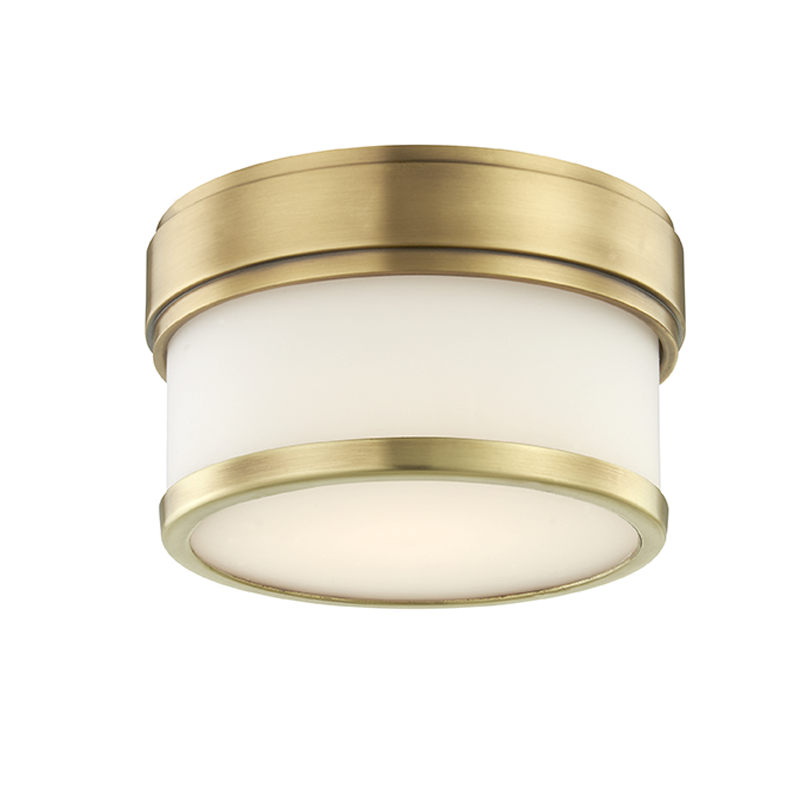 Gemma Flush Mount - Aged Brass