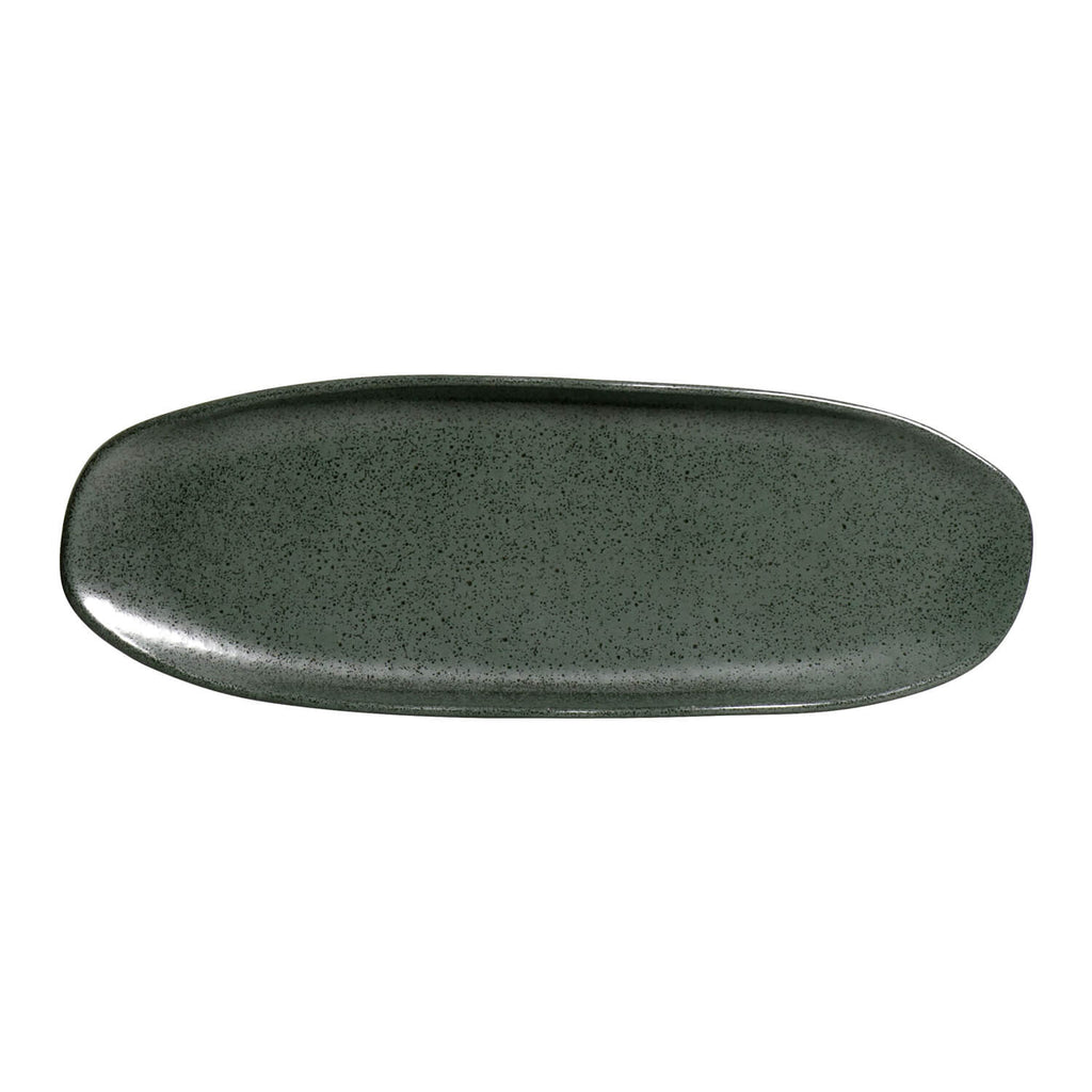 Greenery Large Shallow Oval Platters, Set of 4