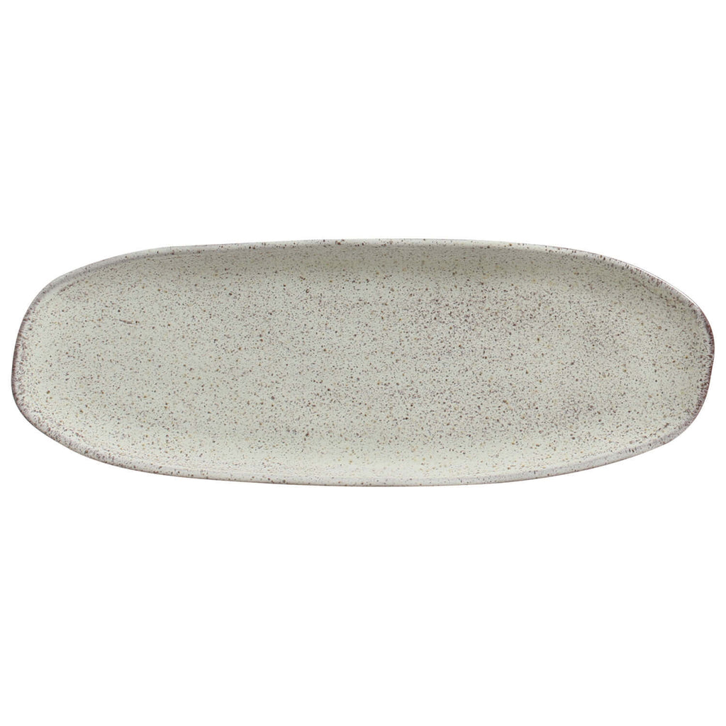 Pistache Large Shallow Oval Platters, Set of 4