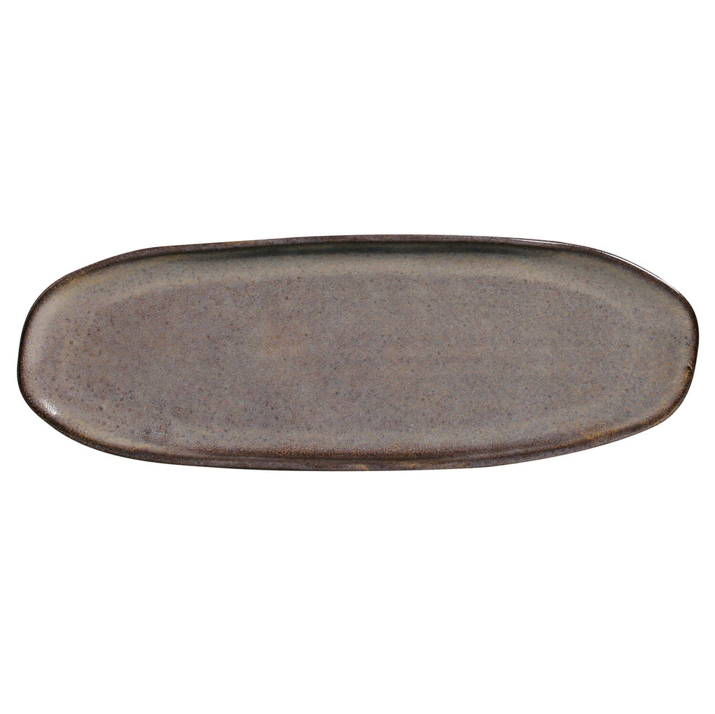 Tourmaline Large Shallow Oval Platters, Set of 4