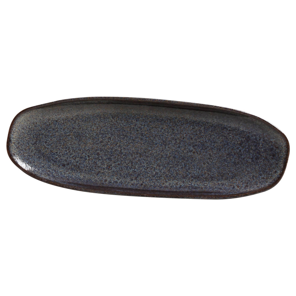 Titanium Large Shallow Oval Platters, Set of 4