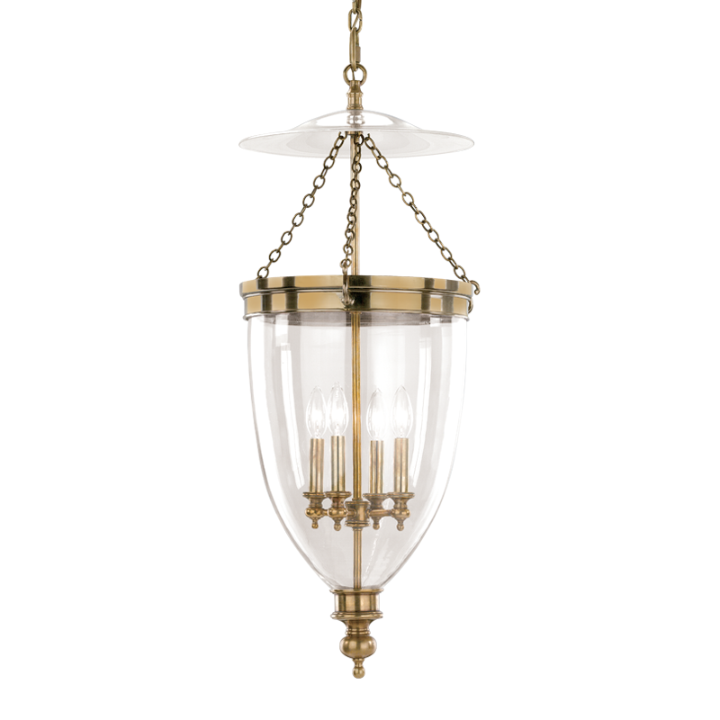 Hanover Pendant 34" - Aged Brass