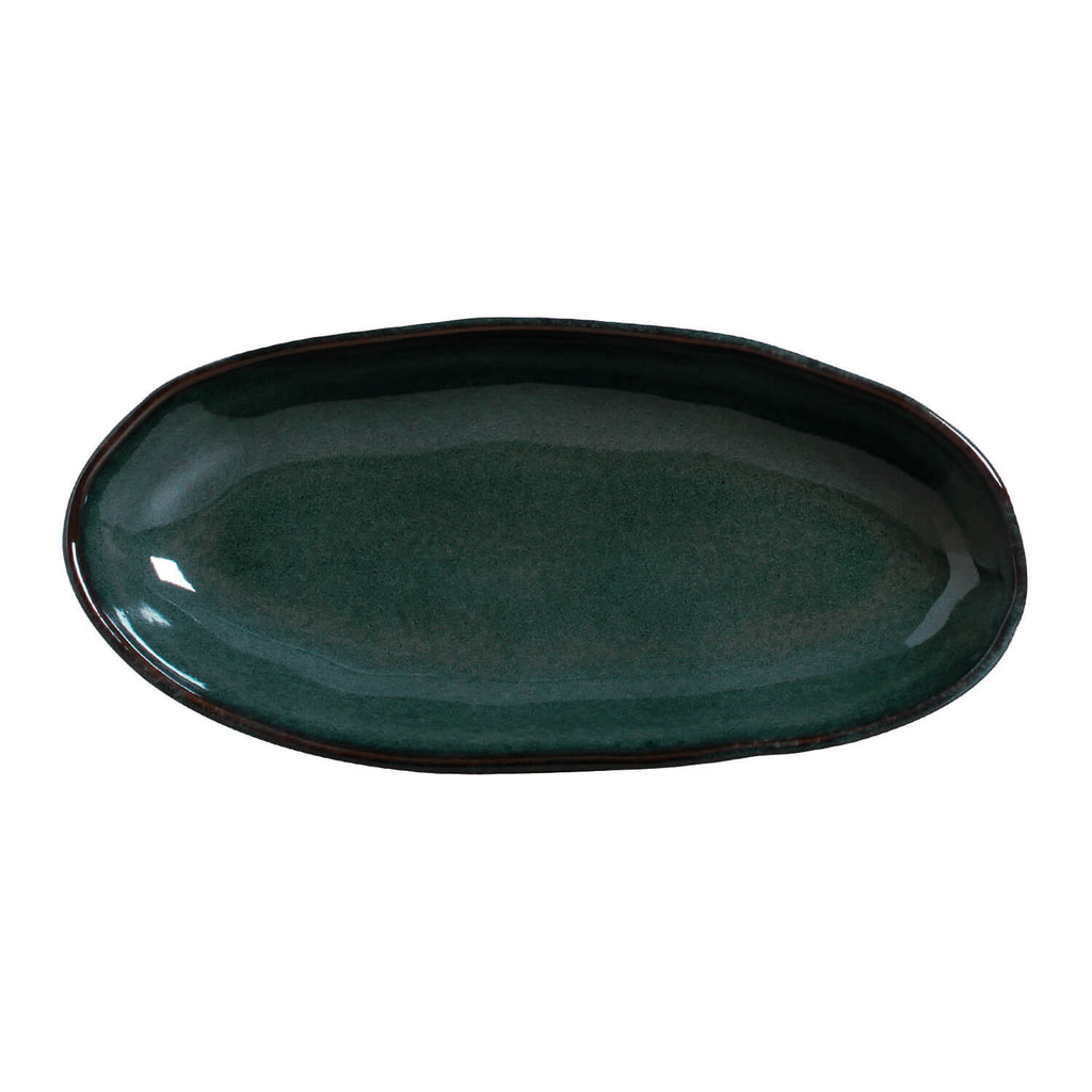 Oceano Large Deep Oval Platters, Set of 4