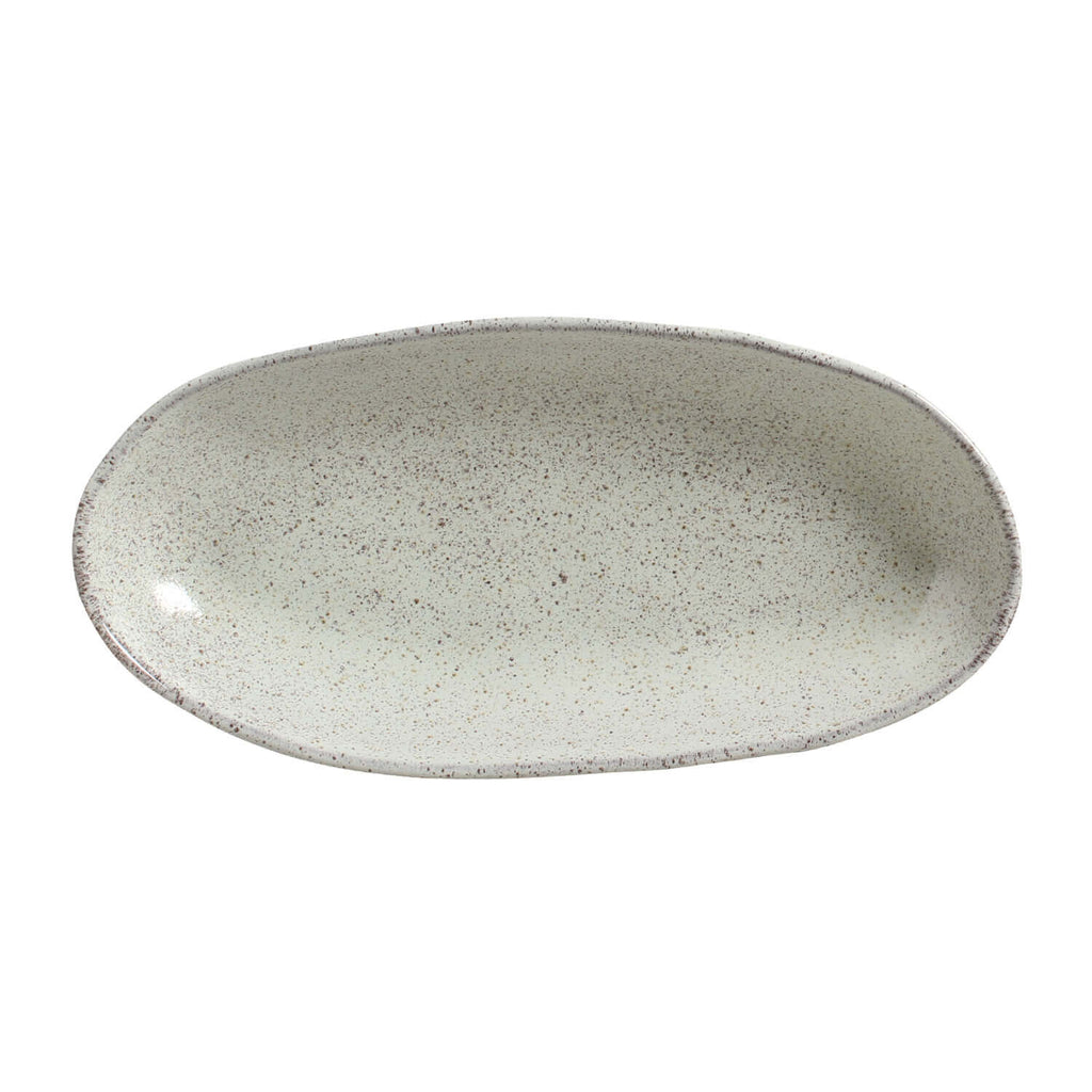 Pistache Large Deep Oval Platters, Set of 4