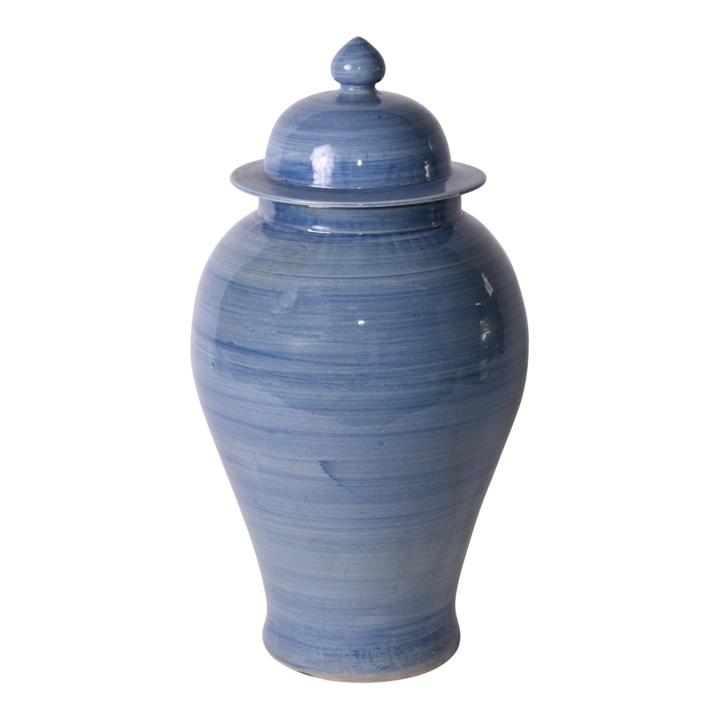 Lake Blue Temple Jar Medium