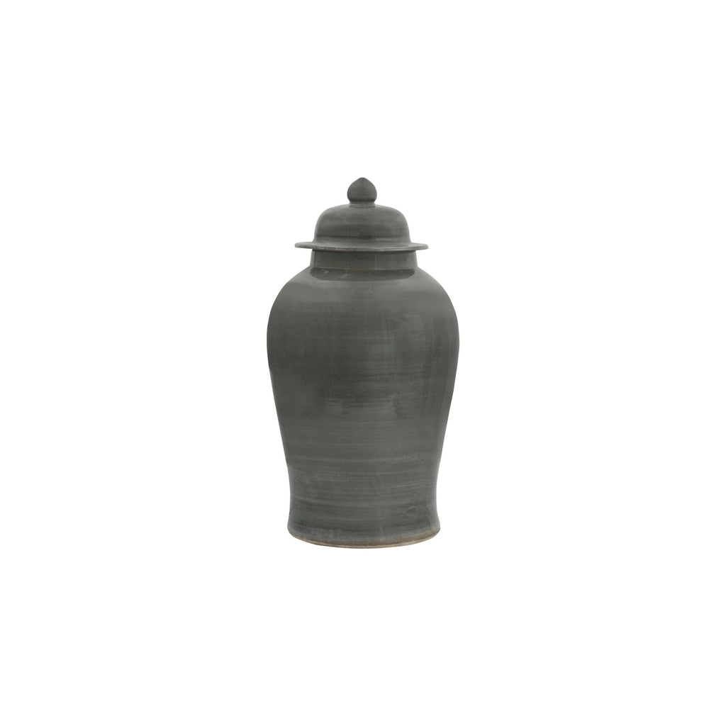 Iron Gray Temple Jar Small