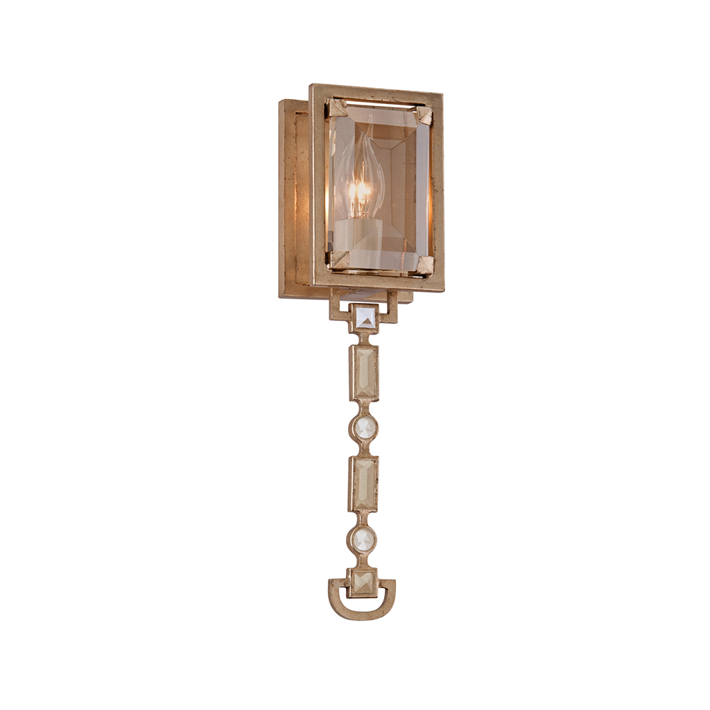 Paparazzi Wall Sconce 15" - Topaz Leaf