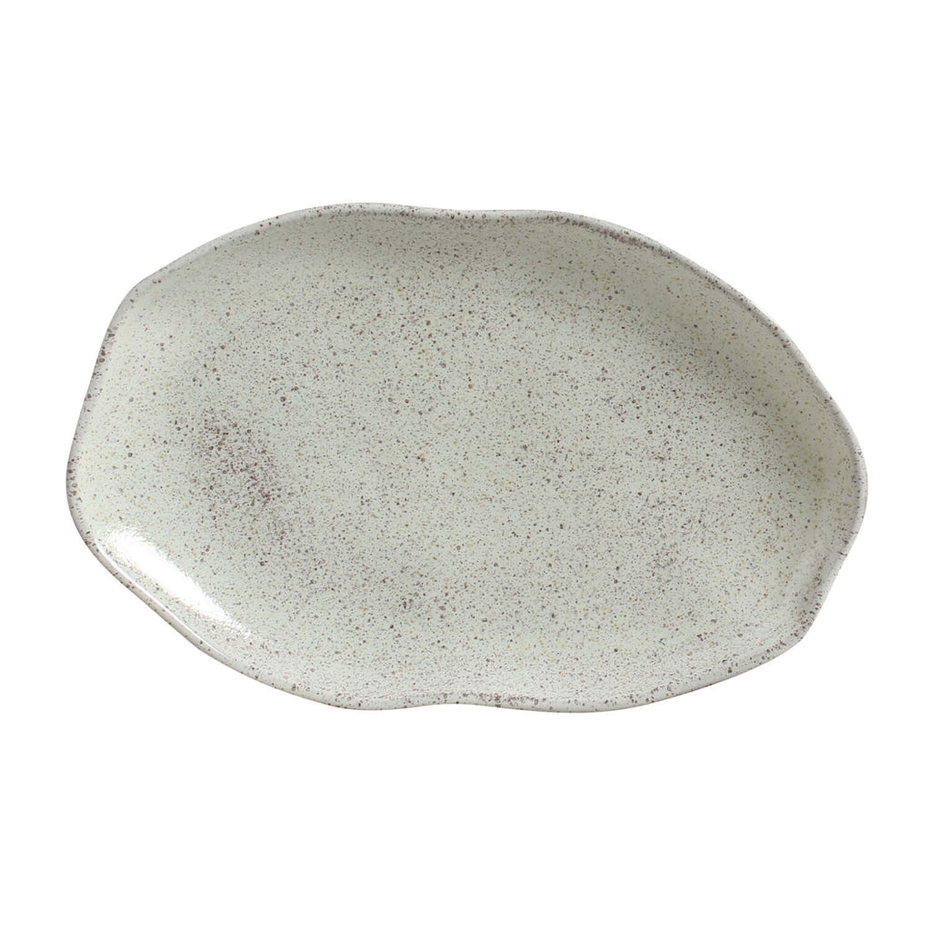 Pistache Medium Shallow Oval Platters, Set of 4