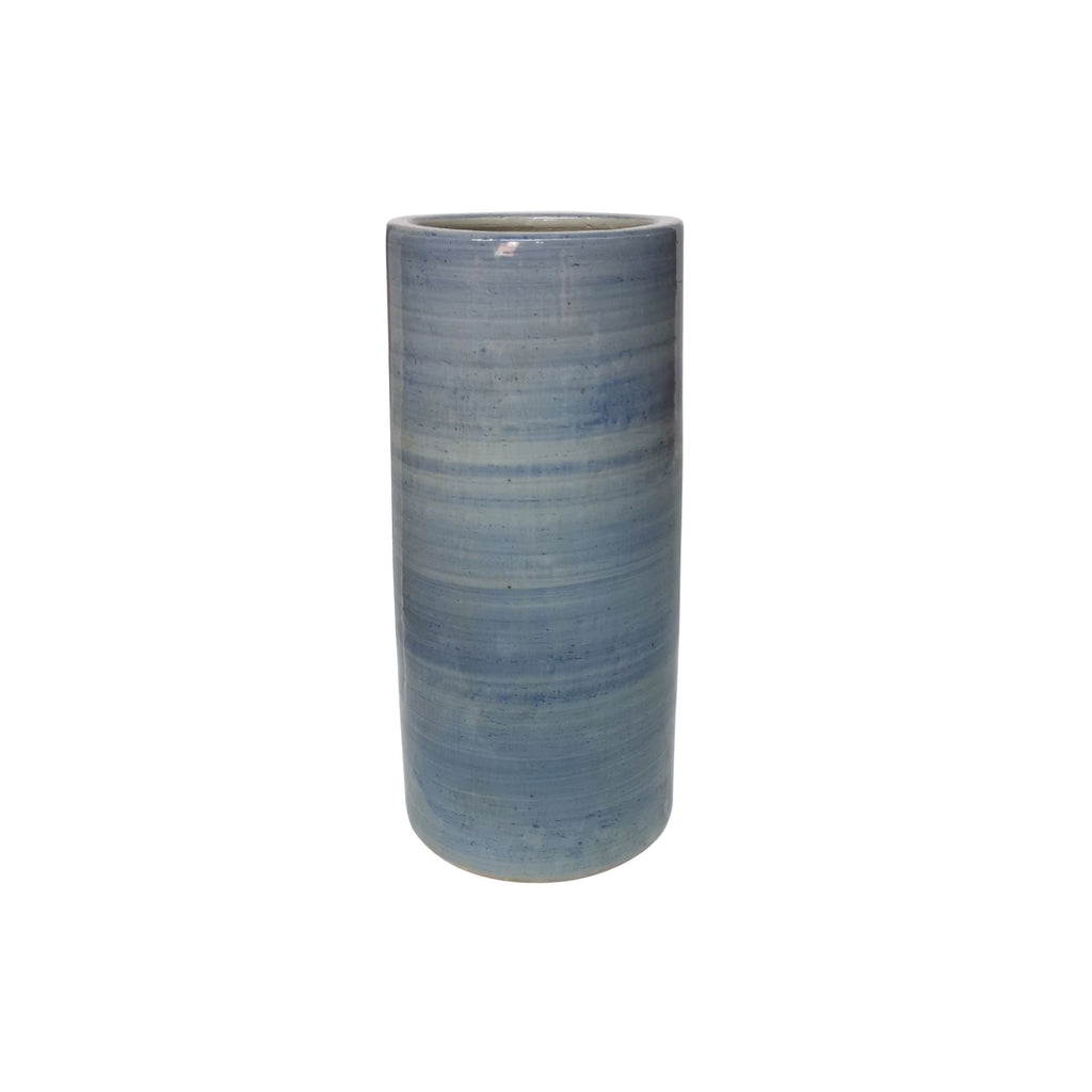 Porcelain Umbrella Vase Denim Blue
