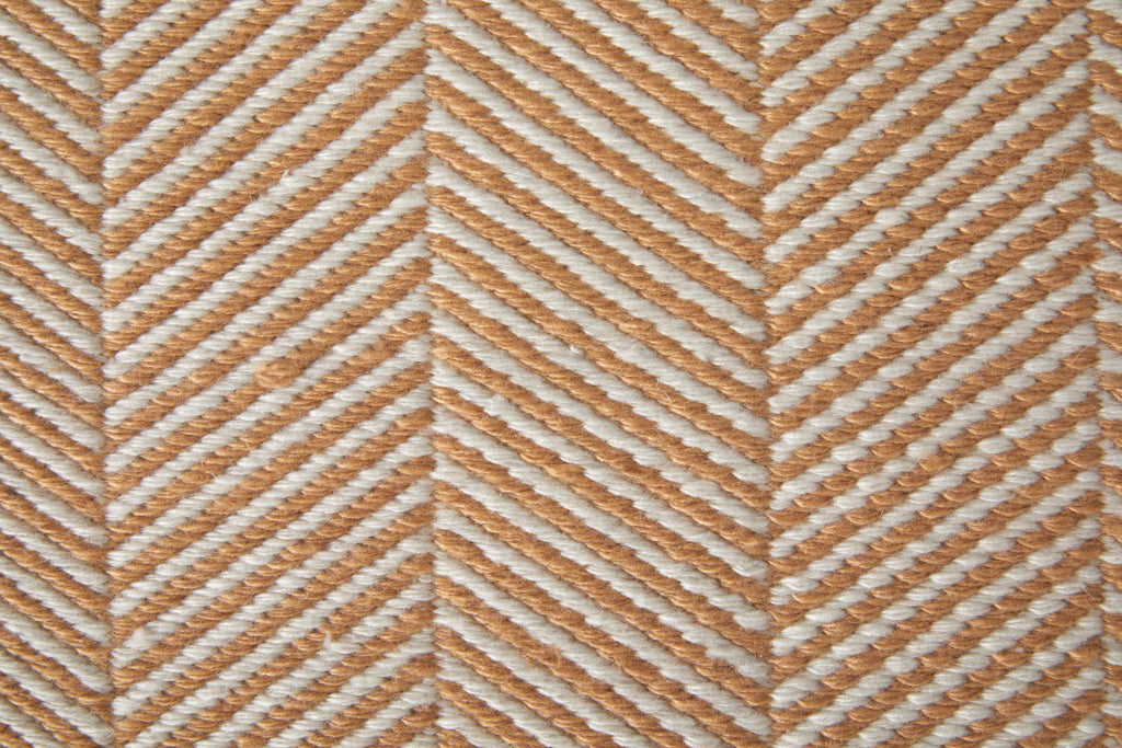 Coastal Layers Transitional Chevron Tan Ivory Area Rug (9' x 12')