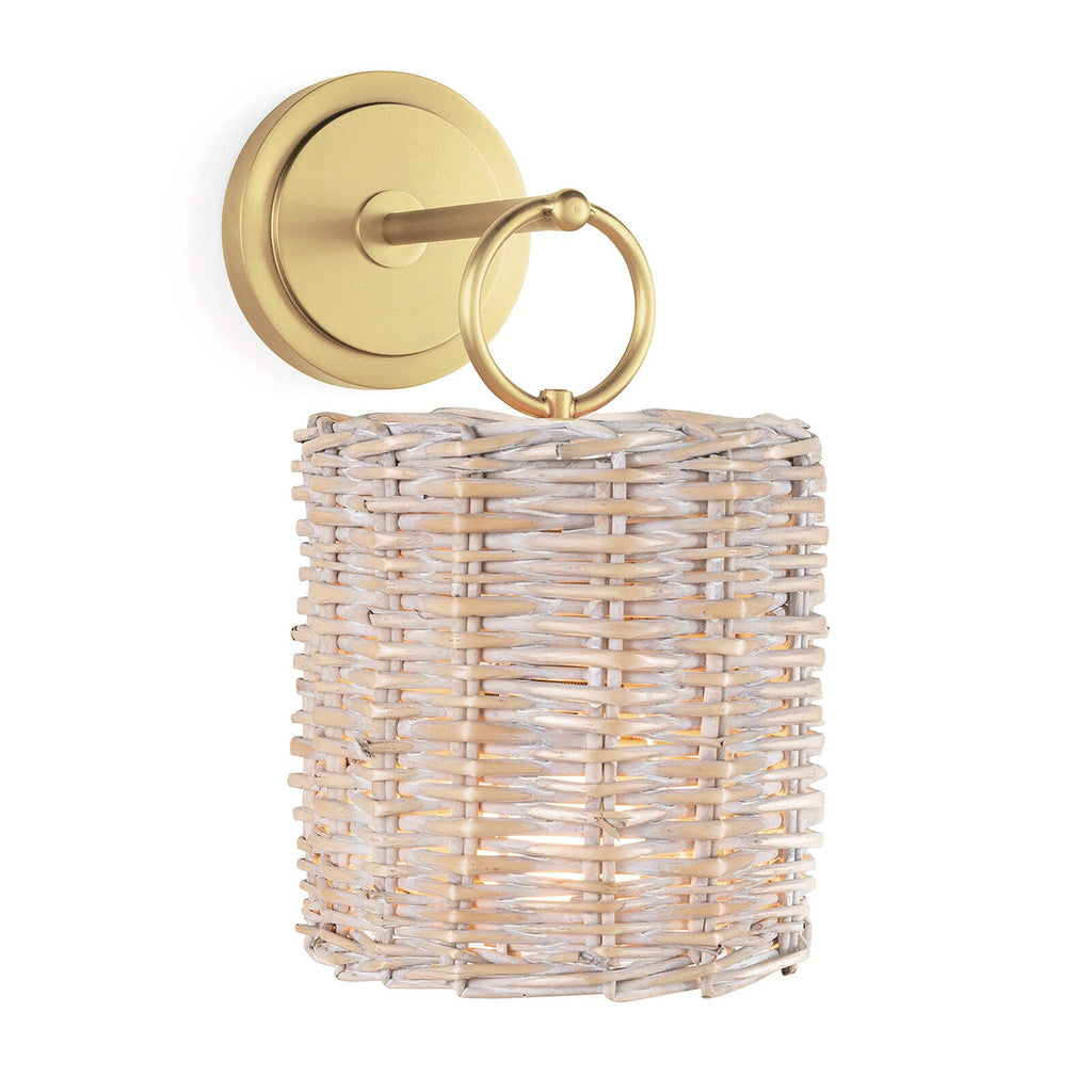 Nantucket Sconce - Natural Brass