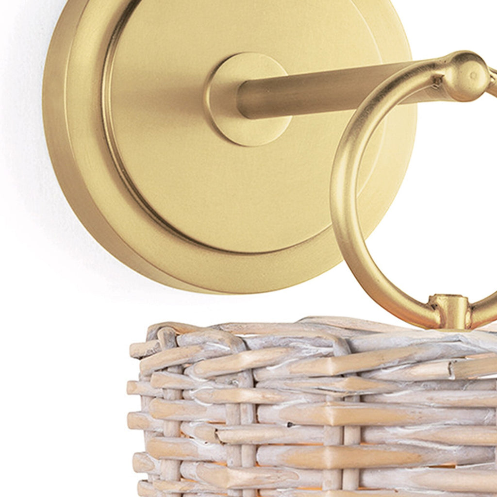 Nantucket Sconce - Natural Brass