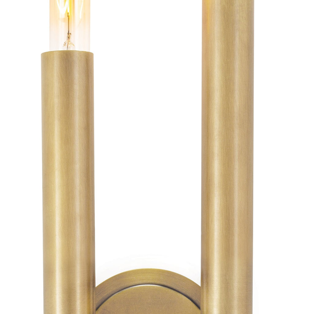 Wolfe Sconce - Natural Brass