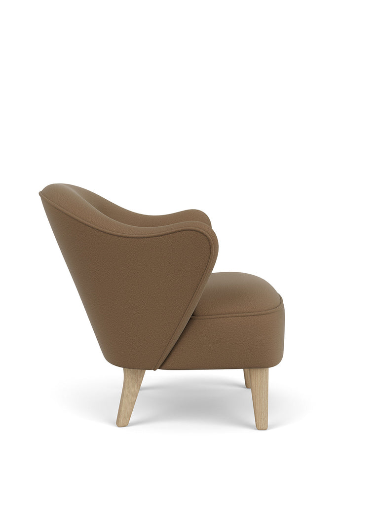 Ingeborg Lounge Chair, 1103 Grand Mohair - Dark Stained Oak