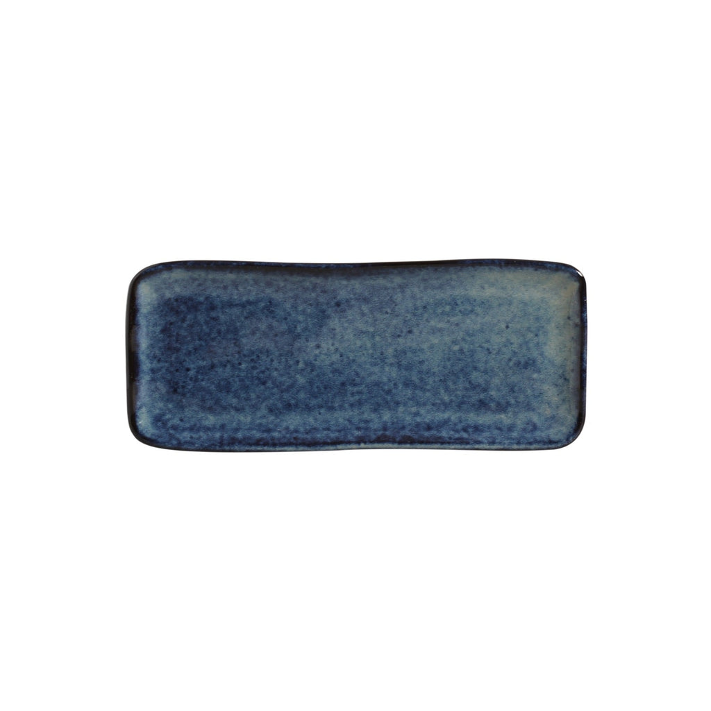 Denim Rectangular Platters, Set of 4