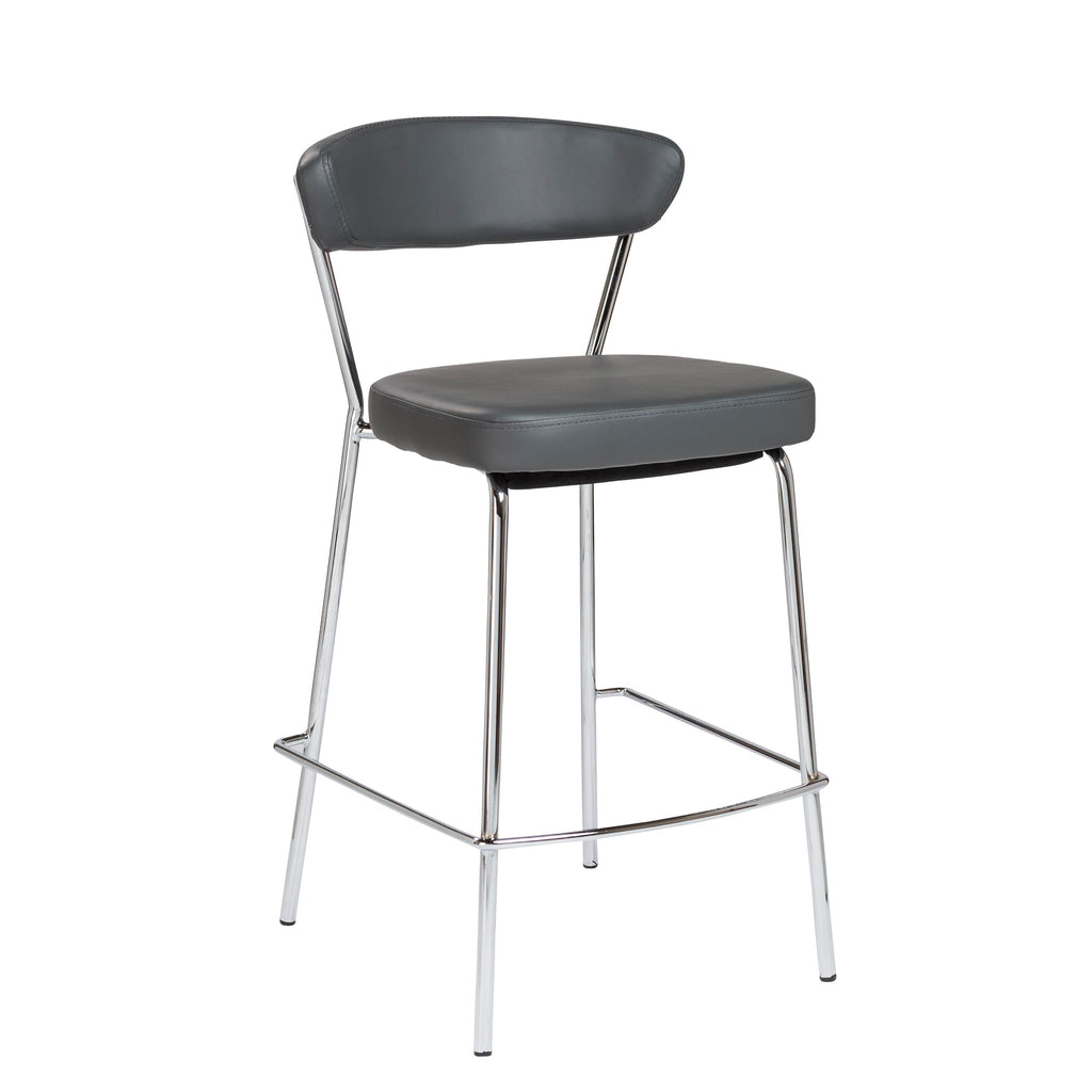 Draco-C Counter Stool - Grey,Set of 2