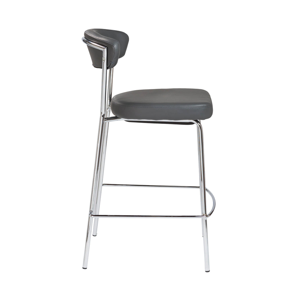 Draco-C Counter Stool - Grey,Set of 2