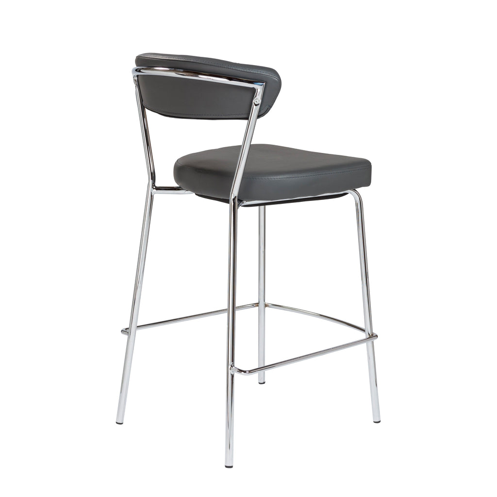 Draco-C Counter Stool - Grey,Set of 2