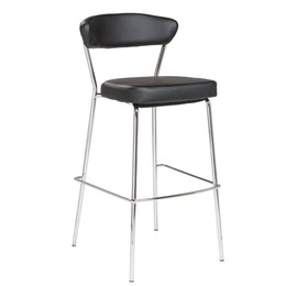 Draco-B Bar Stool - Black,Set of 2