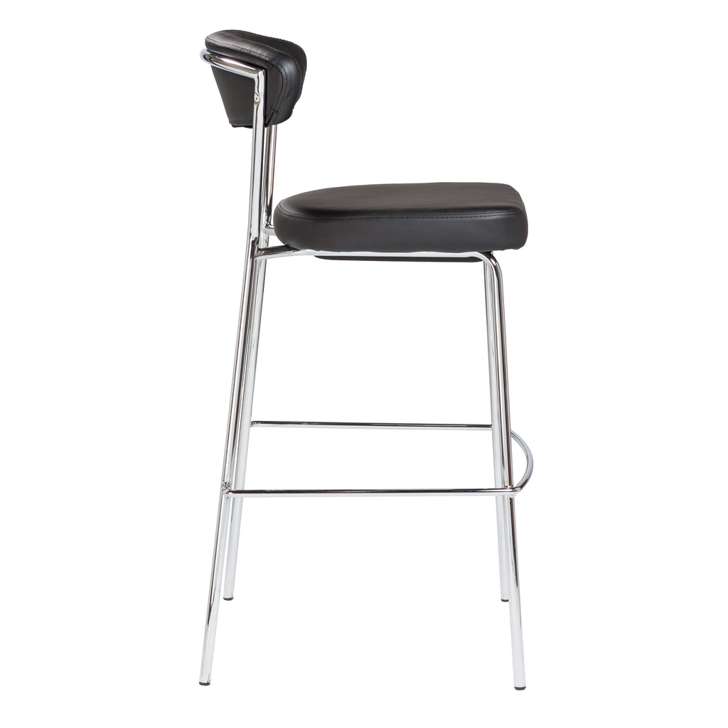 Draco-B Bar Stool - Black,Set of 2