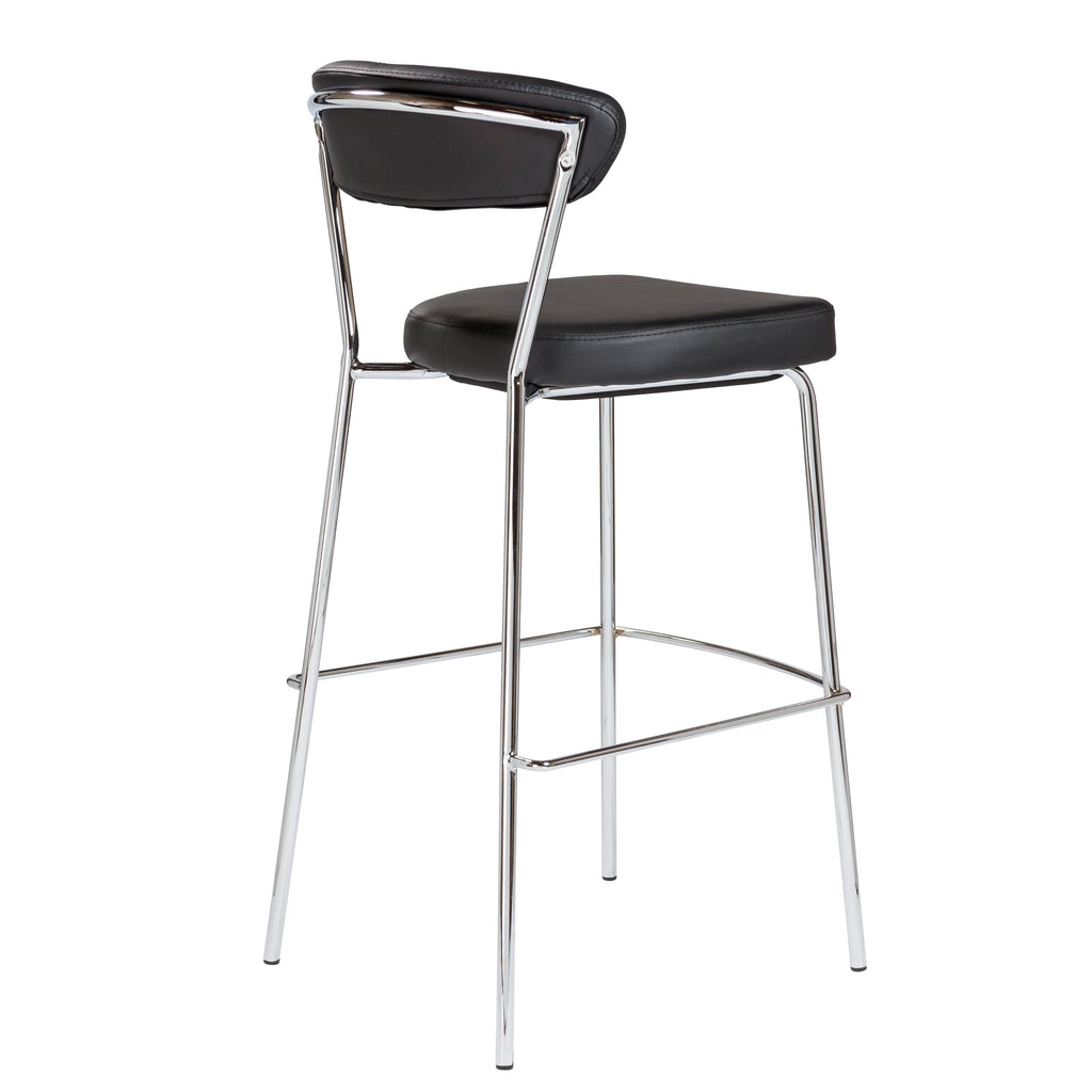 Draco-B Bar Stool - Black,Set of 2