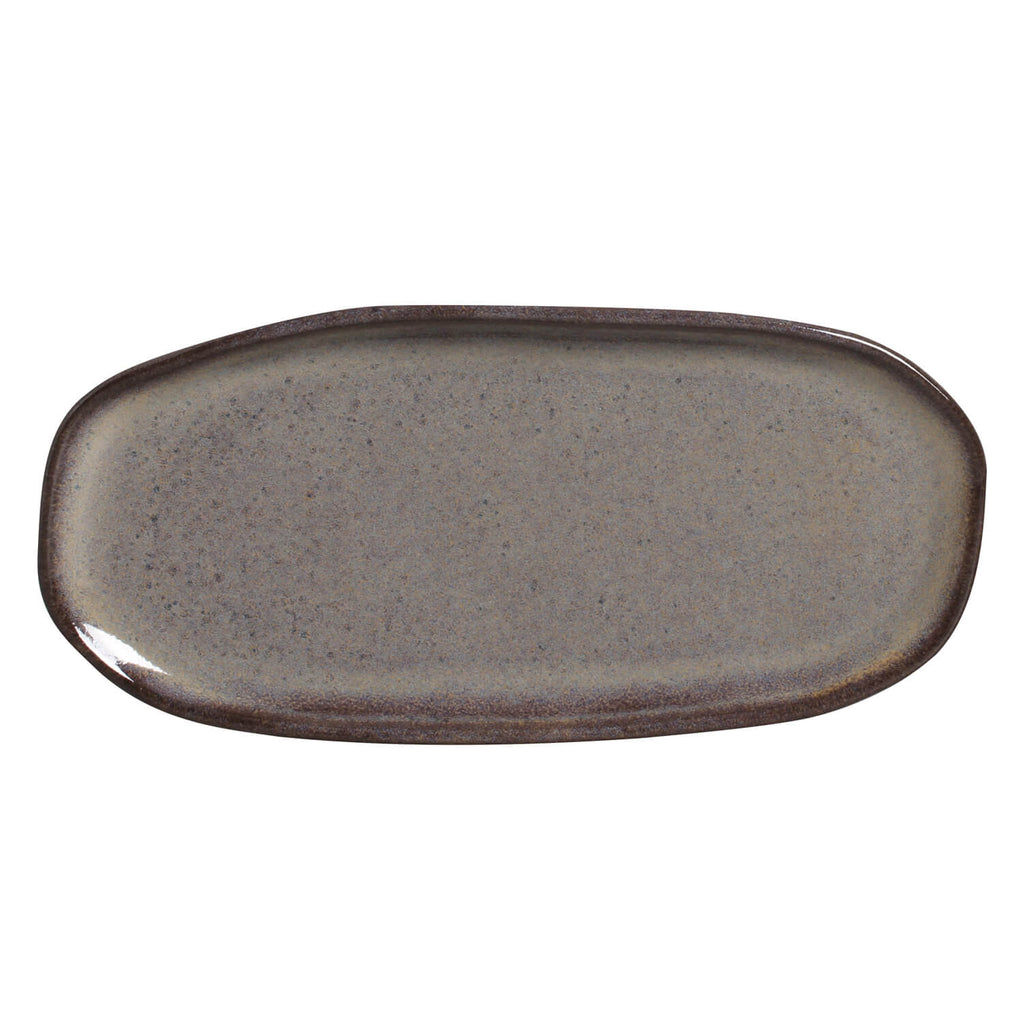 Tourmaline Medium Shallow Oval Platters, Set of 4 (Small Dish)