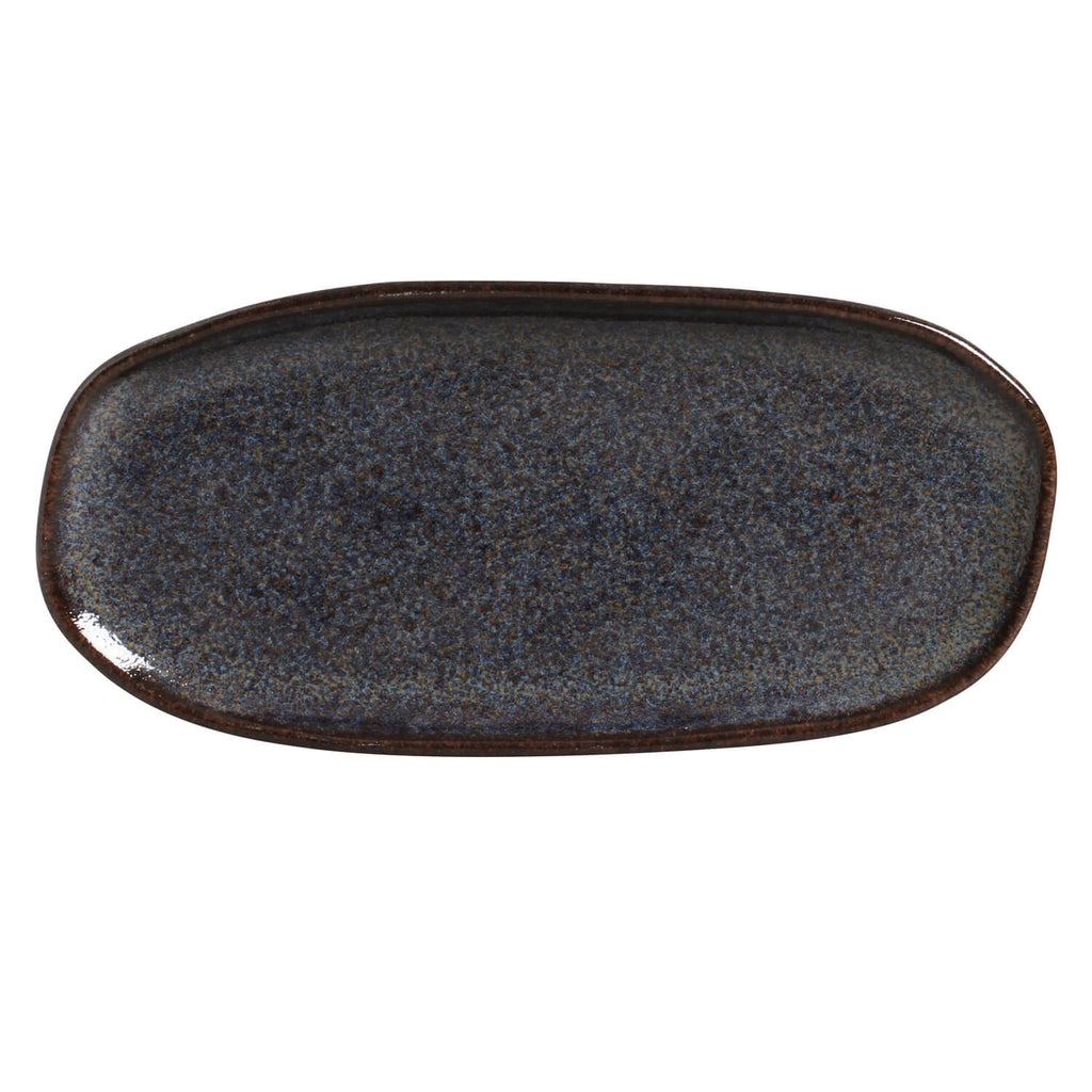 Titanium Medium Shallow Oval Platters, Set of 4 (Small Dish)