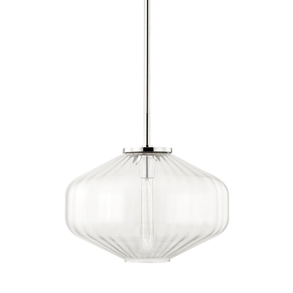 Bennett Pendant 13" - Polished Nickel