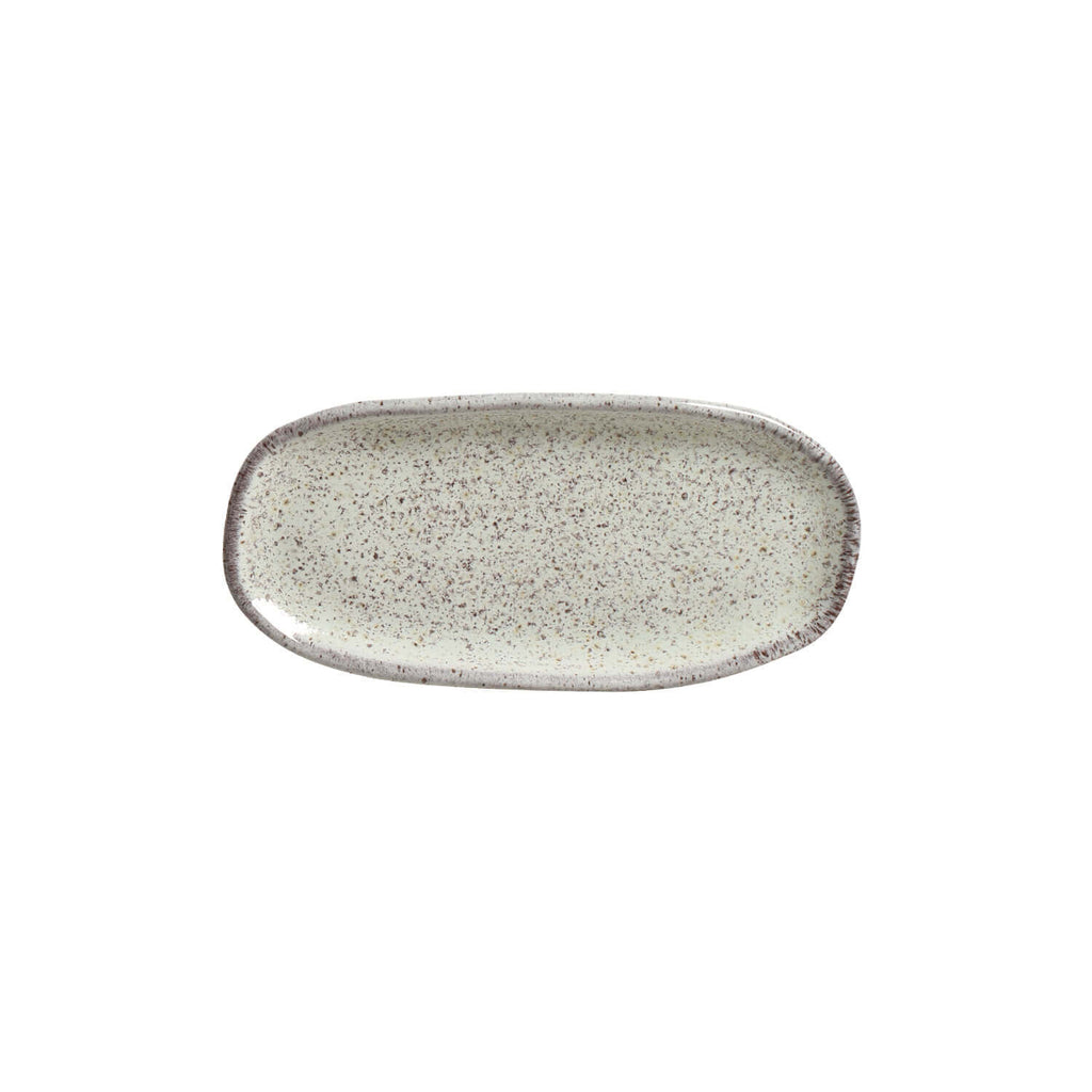 Pistache Shallow Oval Platters, Set of 4