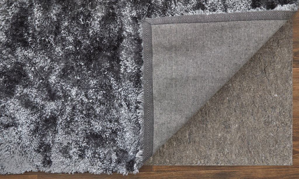 Blunham Modern Solid Gray Area Rug (2'6" x 6')