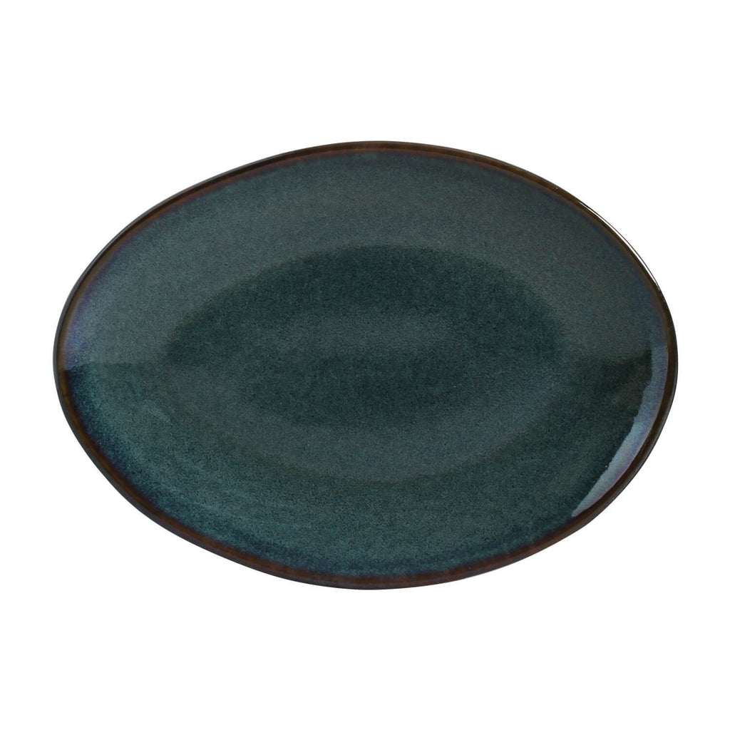 Oceano Oval Dessert Plates, Set of 6