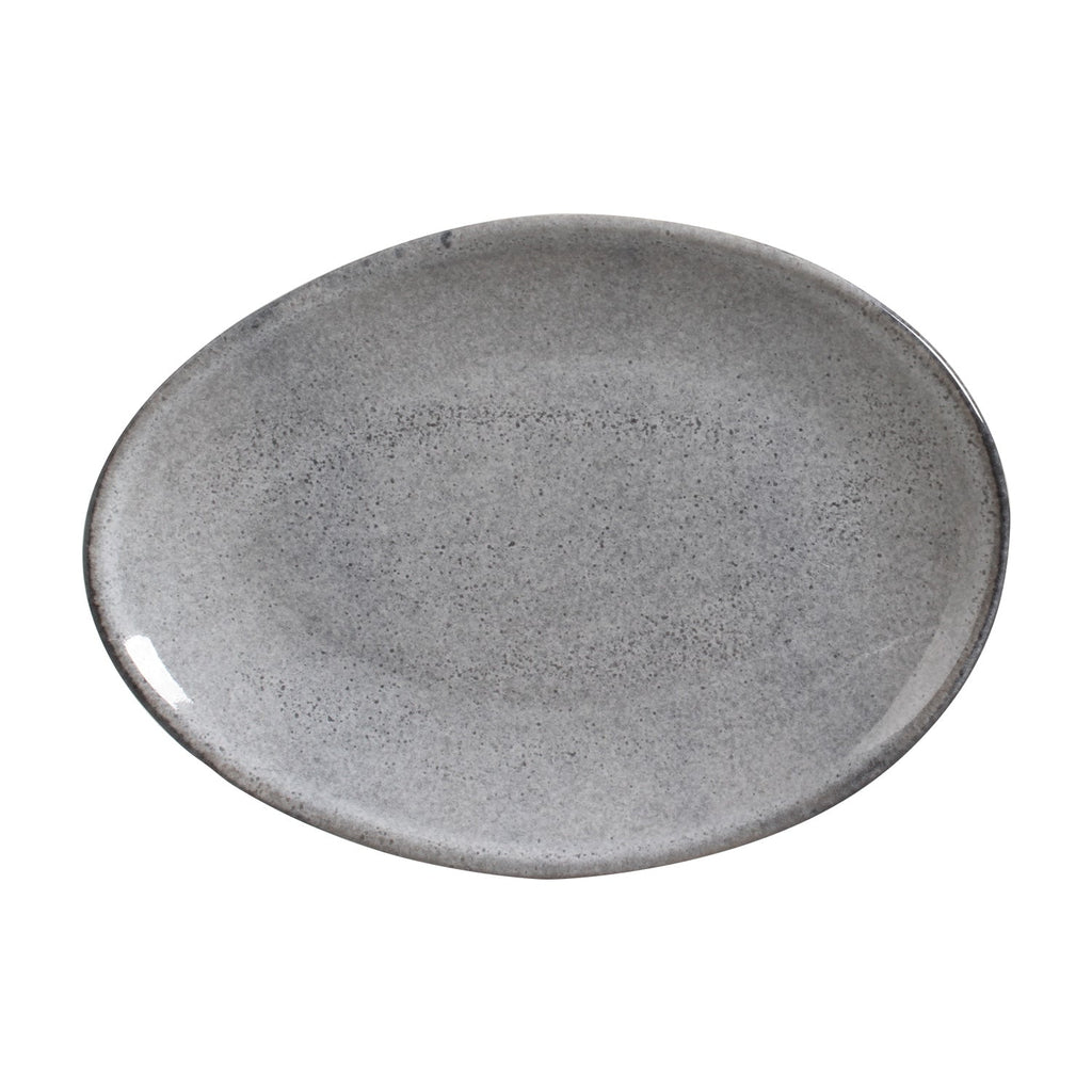 Dust Oval Dessert Plates, Set of 6