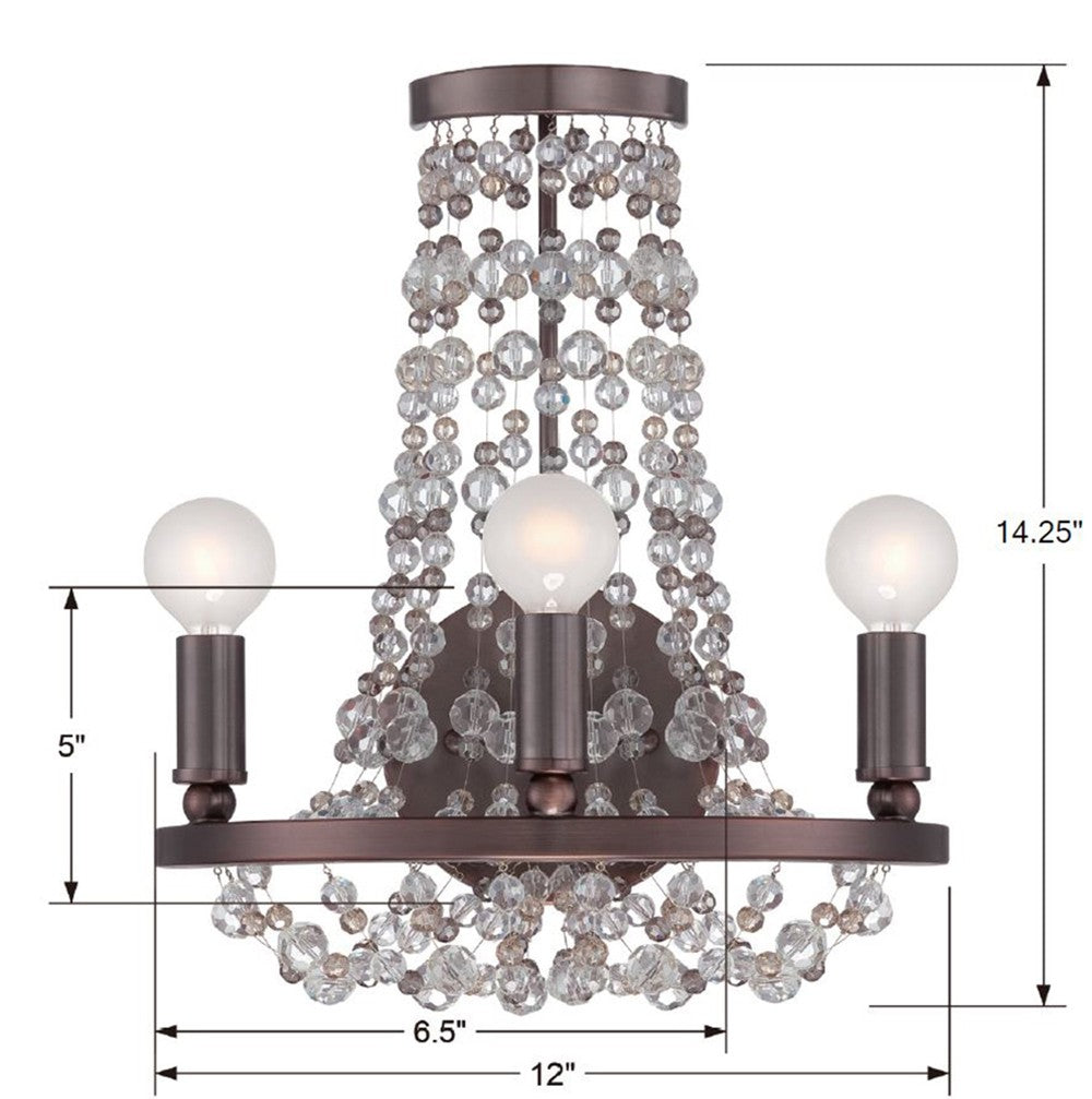 Channing 3 Light Sconce