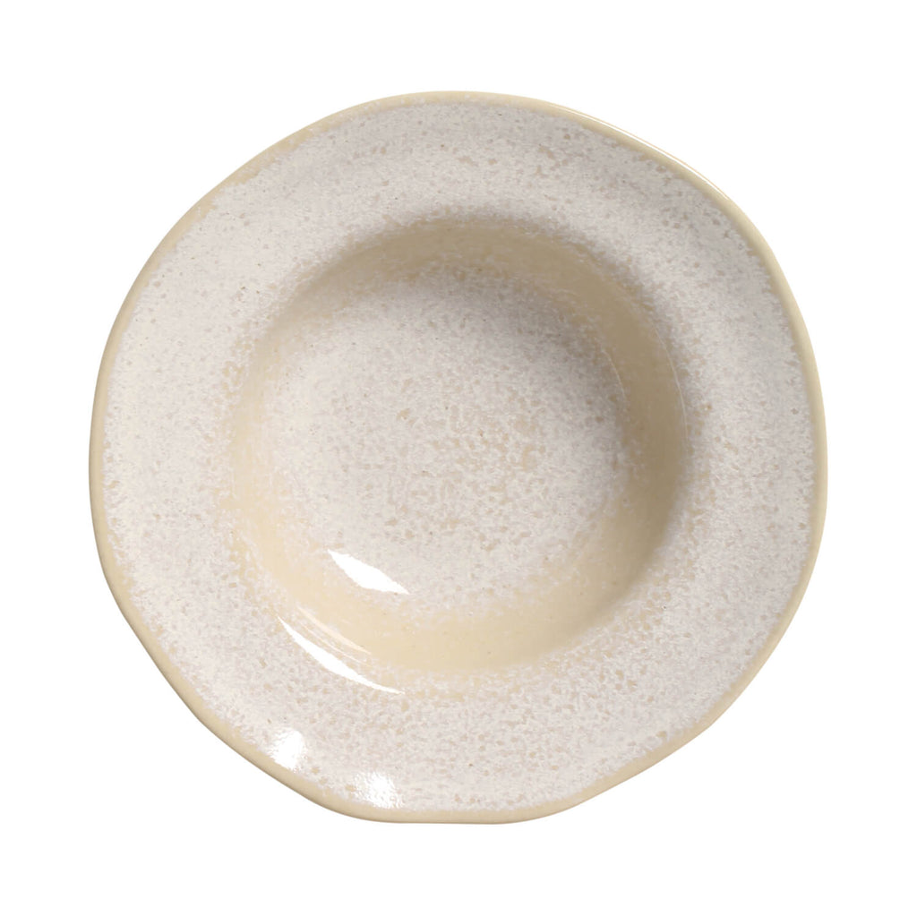 Latte Deep Rim Dessert Plates, Set of 4