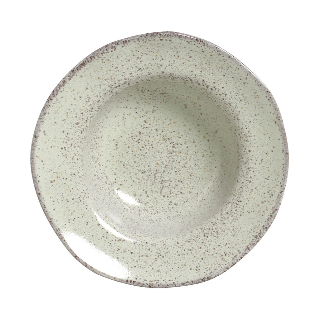 Pistache Deep Rim Dessert Plates, Set of 4