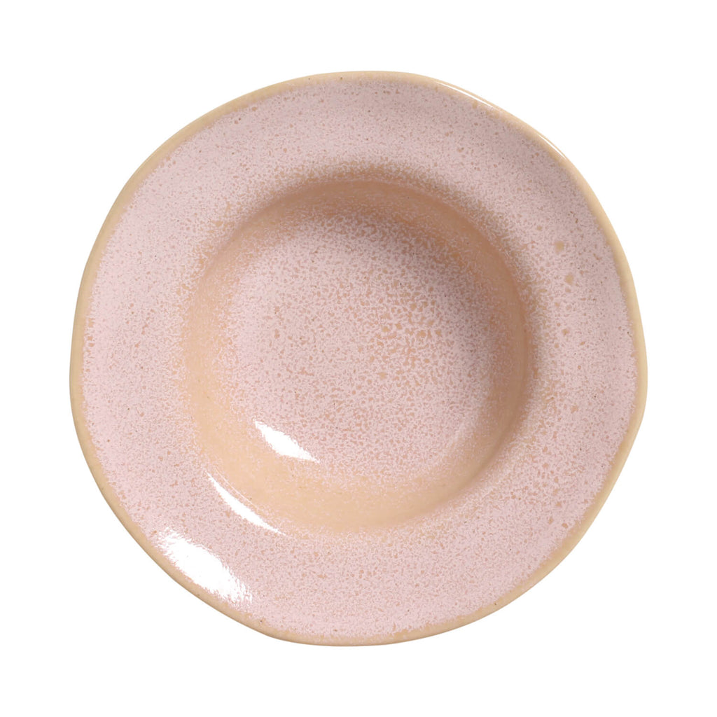 Litchi Deep Rim Dessert Plates, Set of 4