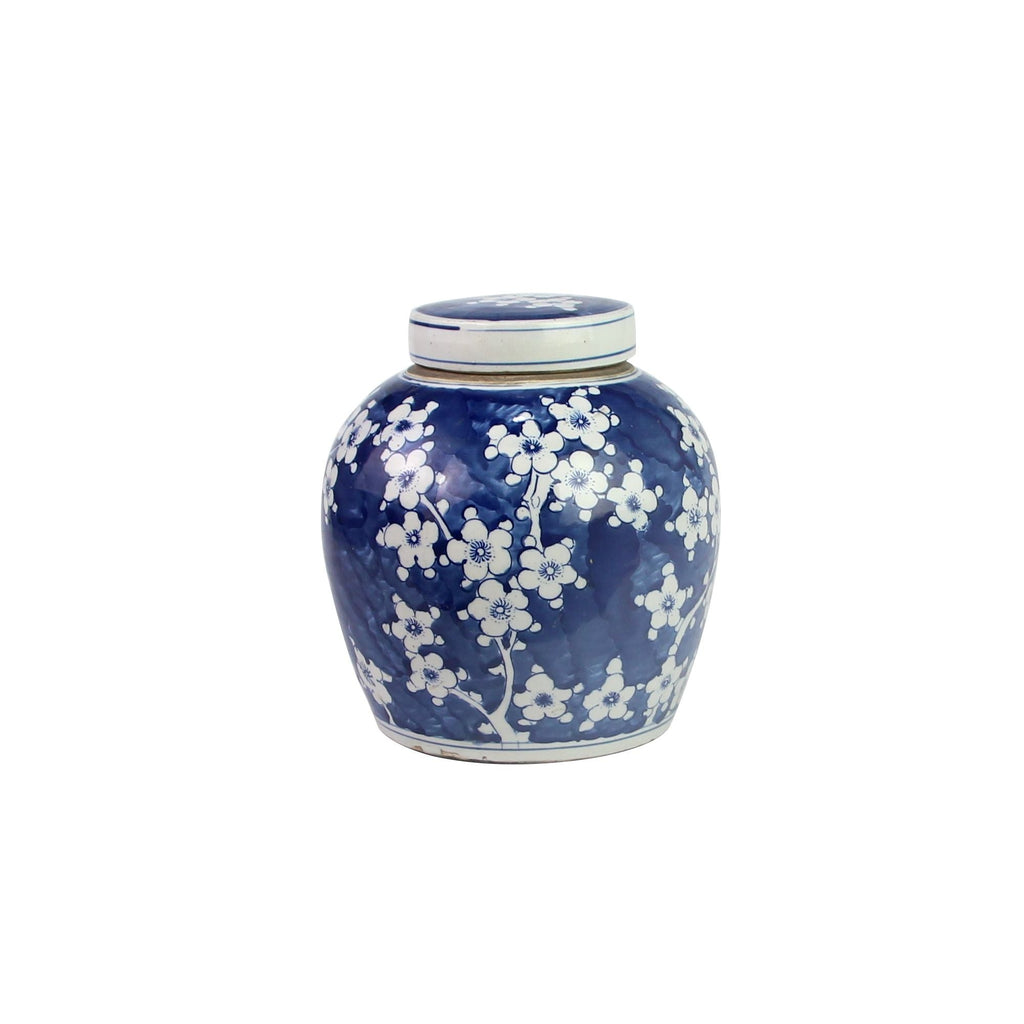 Blue And White Ming Jar Plum Blossom