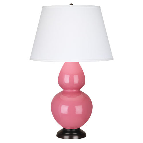 Schiaparelli Pink Double Gourd Table Lamp-Style Number 1608X