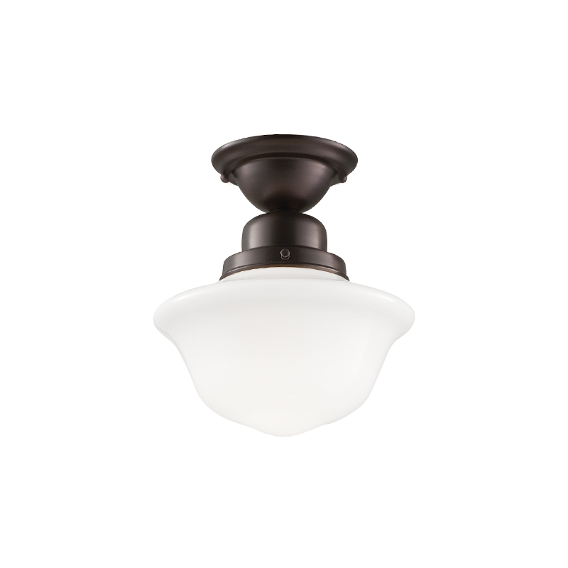 Edison Collection Semi Flush 10" - Old Bronze