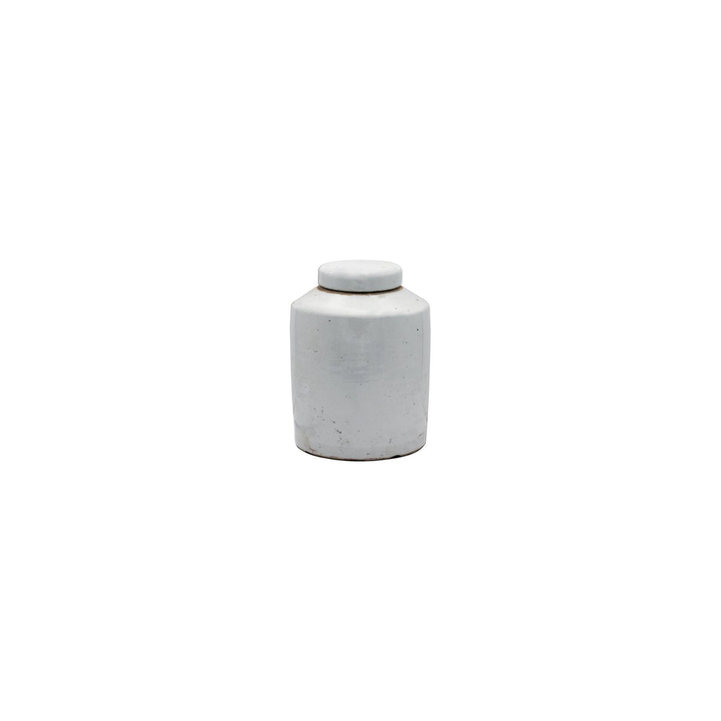 Busan White Porcelain Tea Jars Small