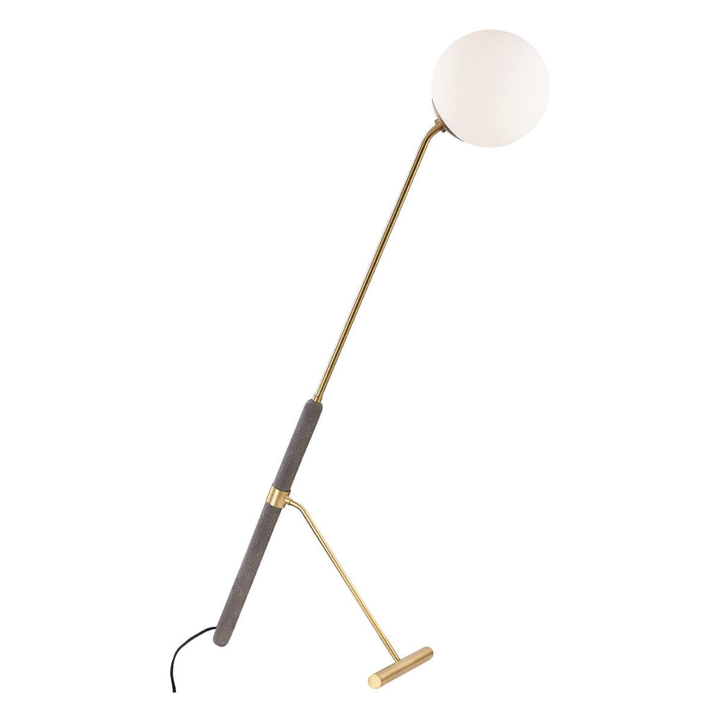 Brielle Floor Lamp - Aged Brass