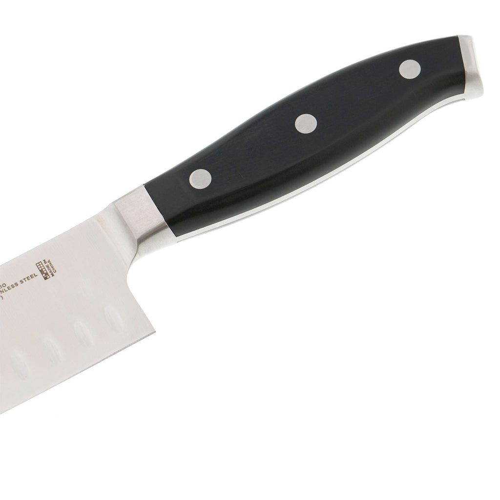 7" Hollow Edge Santoku Knife Forged Premio