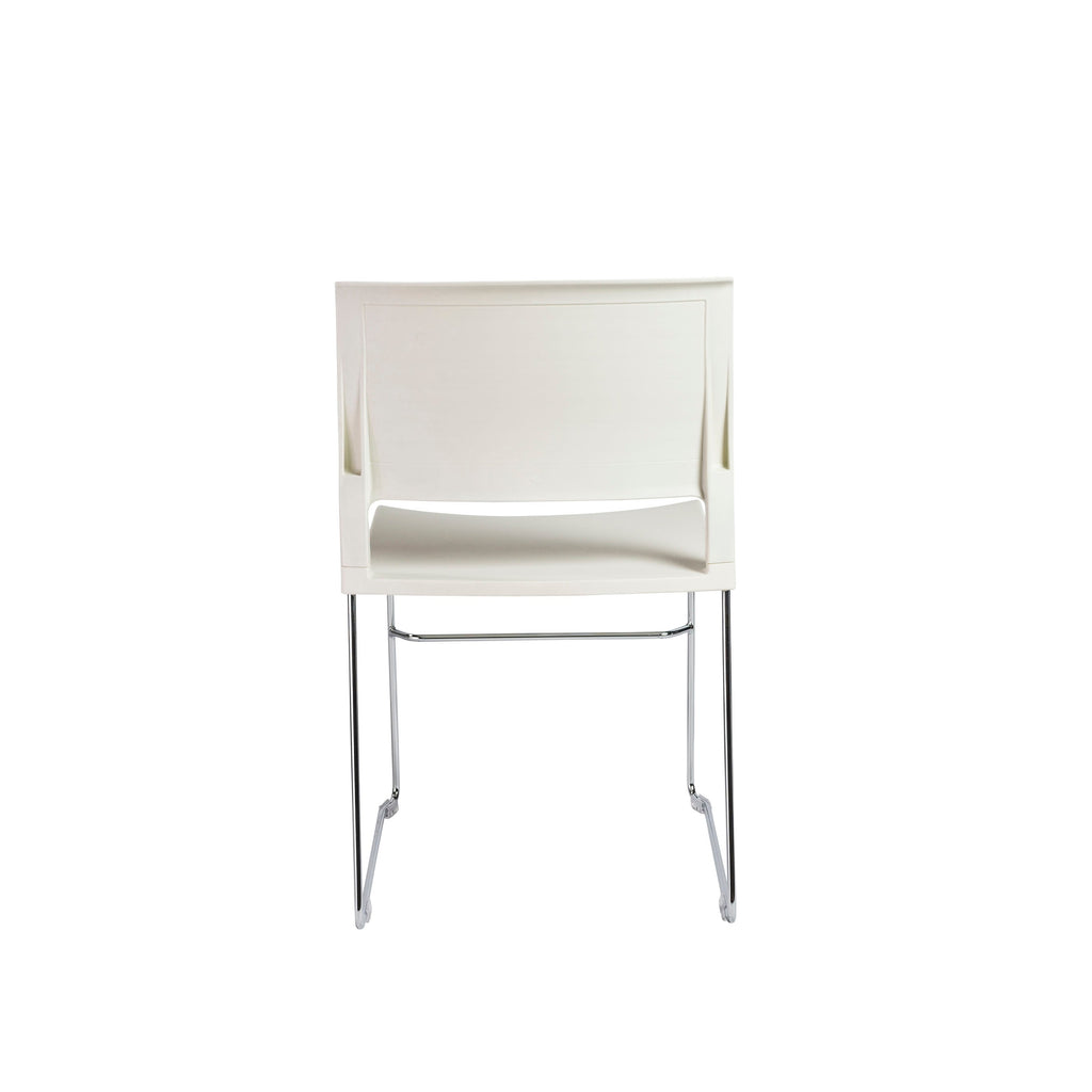 Renate Stacking Side Chair - White,Set of 4